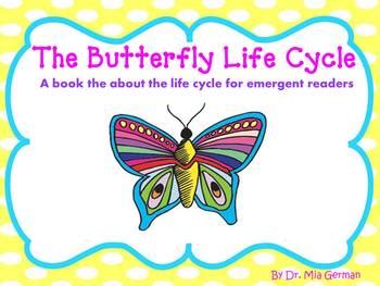 butterfly life cycle book  book   life cycle  emergent