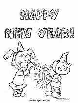 Coloring Pages Year Happy sketch template
