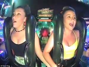 tourist in magaluf faints on intense slingshot ride daily mail online