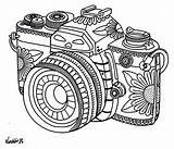 Koisas Kris Colouring Camara Cameras sketch template