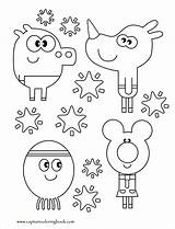 Duggee Coloring Bluey Captaincoloringbook από αποθηκεύτηκε sketch template