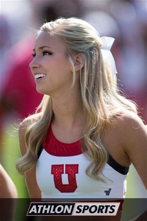 utah cheerleader {pomsandbows} pinterest football cheerleaders college football and cheer