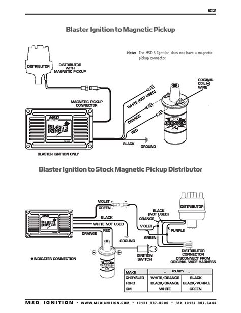msd hei distributor wiring diagram