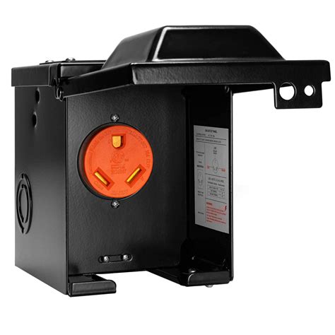 buy carmtek  amp rv outlet box  volt enclosed lockable nema tt  outdoor electrical box
