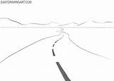 Road Draw Easy Way Drawing Step sketch template