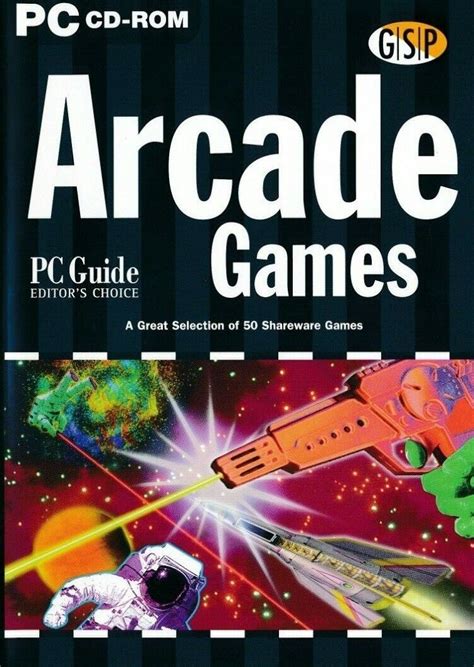 pc guide arcade games compilation pc cd rom game disc  sleeve ebay