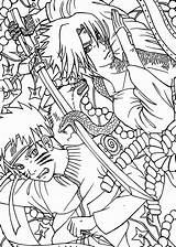 Naruto Coloring Pages Anime Sasuke Printable Vs Games Blue Print Kids Angel Manga Jet Pdf Book Colouring Color Drawing Shippuden sketch template