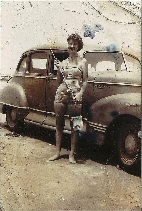 Vintage 1950 S Bandw Photograph Copy Sexy Lady Texan