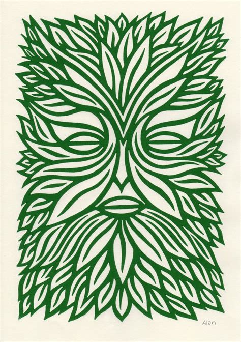 green man motif   variations    cultures