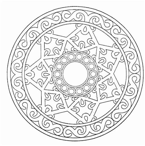 mandala adult coloring pages printable coloring home