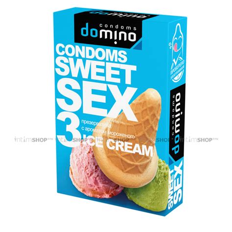 Презервативы Domino Sweet Sex Мороженое 3 шт купить по цене 363 руб
