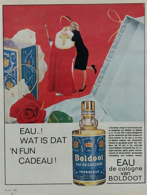 boldoot oude reclame sinterklaas poster