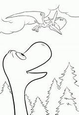 Dinosaur Good Arlo Thunderclap Coloring Pages sketch template