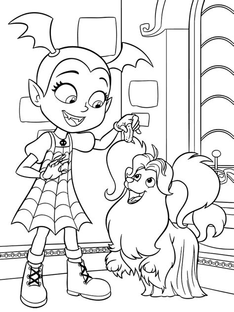 vampirina disney coloring pages