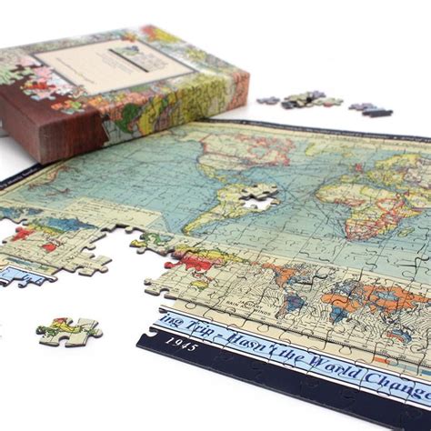 personalised world map jigsaw puzzle butler  hill