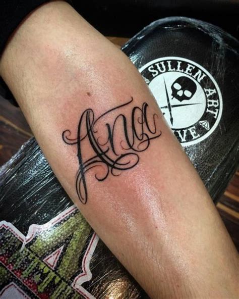 ana tattoo on the left inner forearm tattoo small tattoos name tattoos tattoos