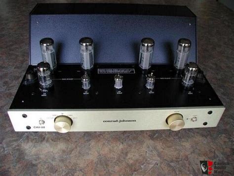 conrad johnson cav  push pull integrated tube amplifier reduced price photo  uk audio