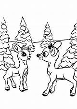 Rudolph Rentier Colorir Ausmalbilder Reindeer Rudolf Ausmalbild Renas Hellokids Cometa Rodolfo Weihnachten Clarice Rentiere Comet Tulamama sketch template