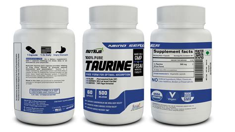 buy taurine mg capsules  india nutrija supplement store