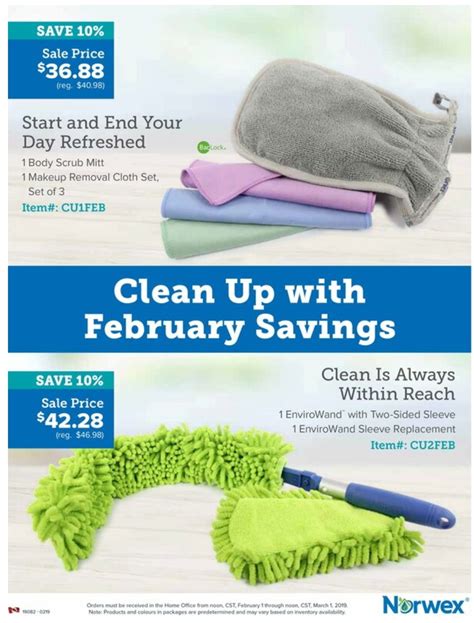 norwex specials norwex home cleaning products
