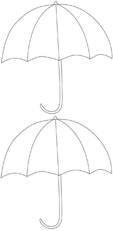 printable umbrella template syksyvaeritys ja taideopetus