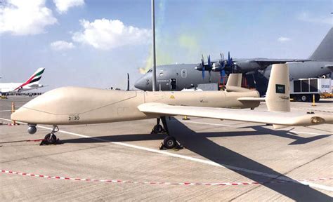 saudi combat drone  debut arab news