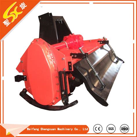 side gear transmission rotary tiller matched   hp tractor china rotary tiller