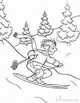 Narty Kolorowanki Snowboard Dzieci Kolorowanka sketch template