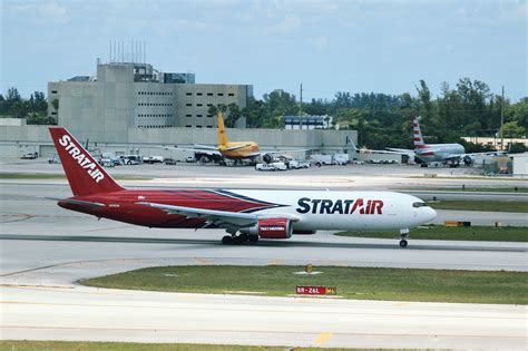 strat air  cargo hauler american airlines boeing