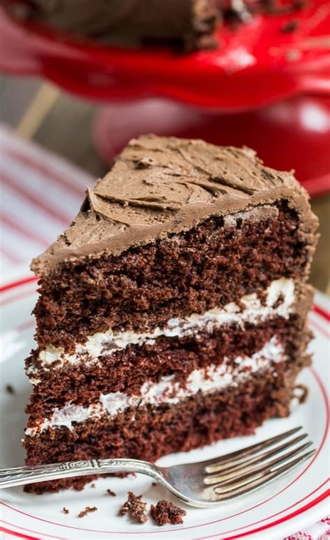 chocolate cake with cream filling spicy southern kitchen