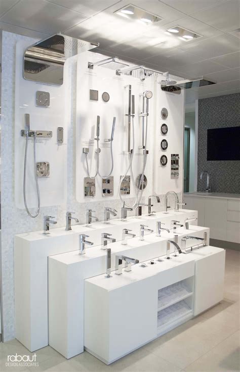 porcelanosa showroom  rabaut design associates showroom interior design bathroom design