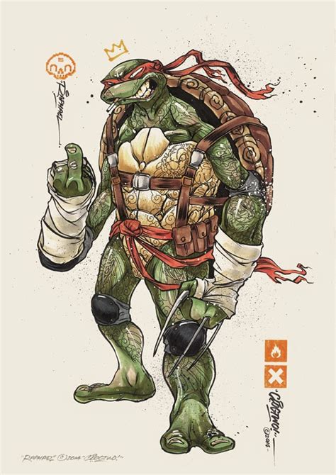 fan art de las tortugas ninja mutantes somosdiseñadores