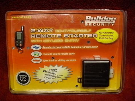 buy  bulldog security deluxe    remote starter  keyless entry  gary indiana