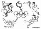 Jeux Olympiques Olympique Olympics Paralympique Coloriages Cm1 Semaine Olympisme Getdrawings sketch template