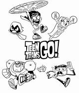 Coloring Pages Cool Teen Titans Teenagers Print Color Getcolorings Printable Pa sketch template