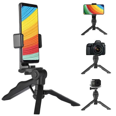 phone tripod mini tripod  cell phone camera tabletop holder tripod stand  universal