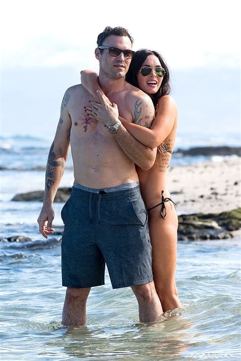 Megan Fox And Brian Austin Green Showing Pda In Hawaii