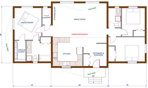 open floor house plans cottage house plans