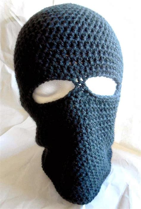 ski mask crochet pattern  pattern loc ski mask open top neck warmer face mask