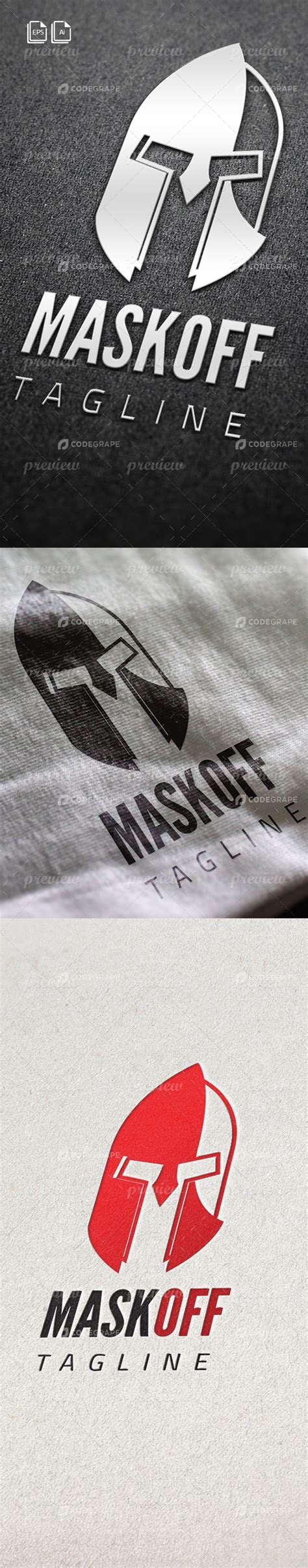 mask logo prints codegrape