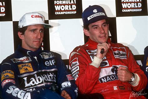 Alain Prost Vs Ayrton Senna Alain Prost