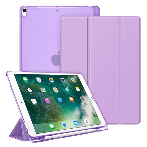 fintie ipad air   ipad pro   translucent frosted case cover  pencil holder