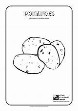 Potato Peaches Educational sketch template