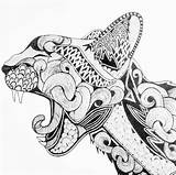 Cool Zentangles Coloring Pages Template sketch template