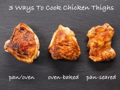 ways  cook juicy chicken thighs kitchen basics  flavcity