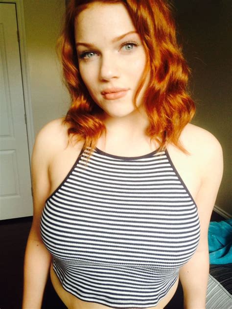 cute redhead teen bed naked photograph