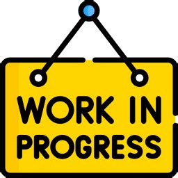 work  progress  business icons