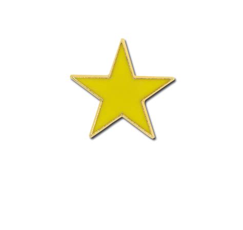 small enamelled star badge