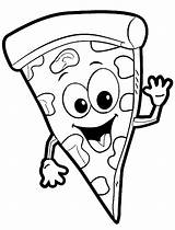Pizza Coloring Pages Drawing Printable Line Colouring Kids November Wecoloringpage Food Sheets Drawings Shopkins Getdrawings National Cartoon Print Choose Board sketch template