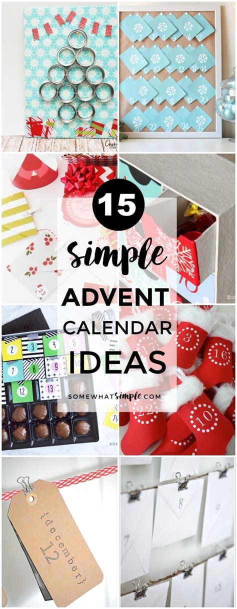 diy christmas advent calendar ideas  simple
